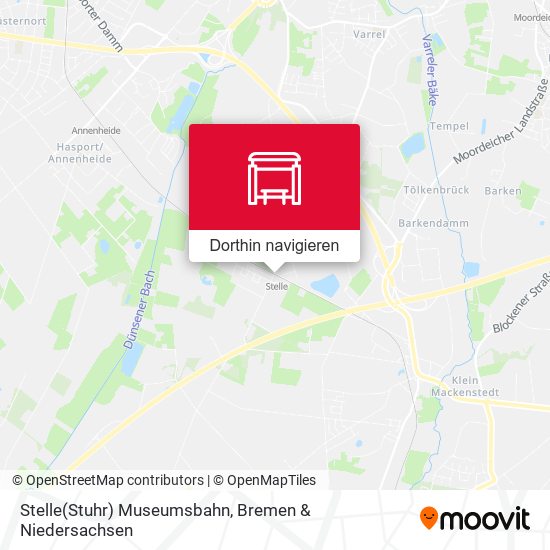 Stelle(Stuhr) Museumsbahn Karte