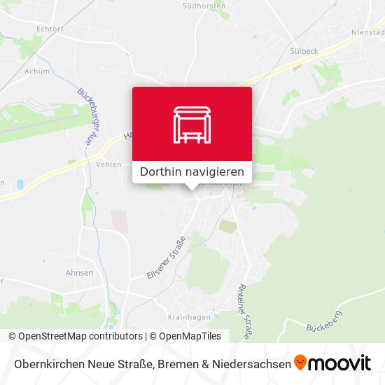 Obernkirchen Neue Straße Karte
