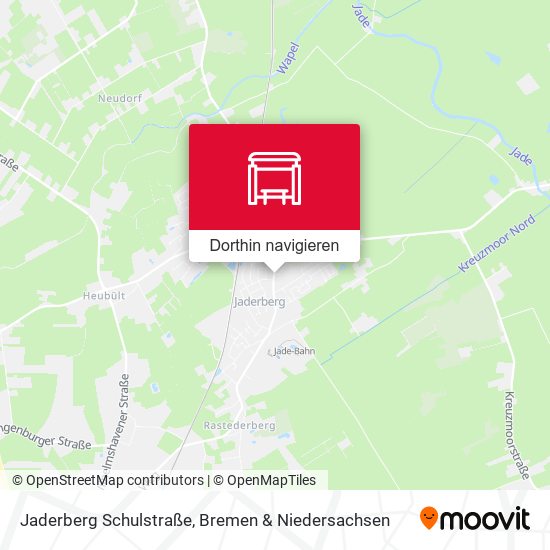 Jaderberg Schulstraße Karte
