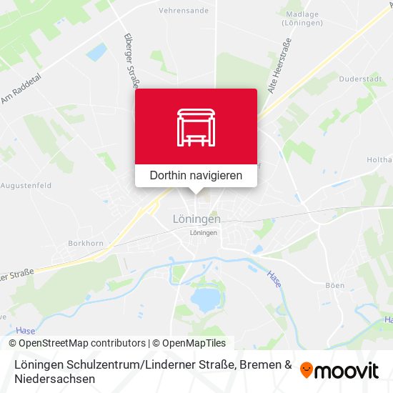 Löningen Schulzentrum / Linderner Straße Karte