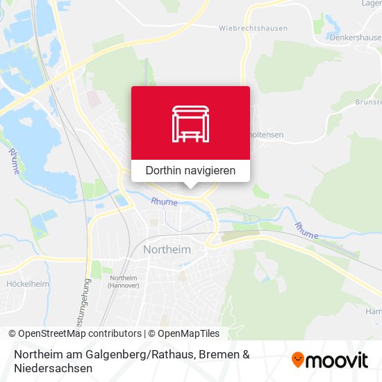 Northeim am Galgenberg/Rathaus Karte