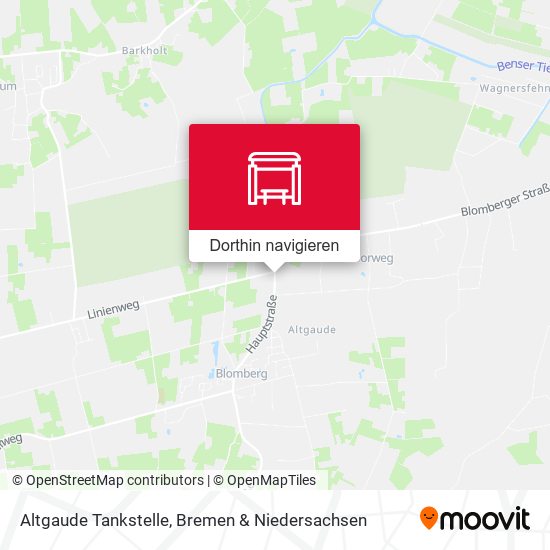 Altgaude Tankstelle Karte