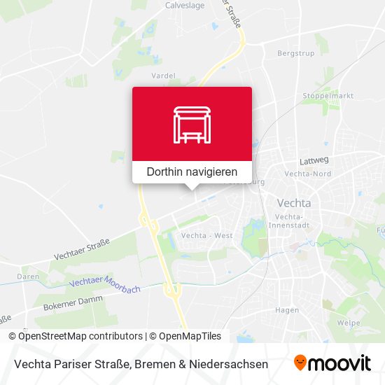 Vechta Pariser Straße Karte