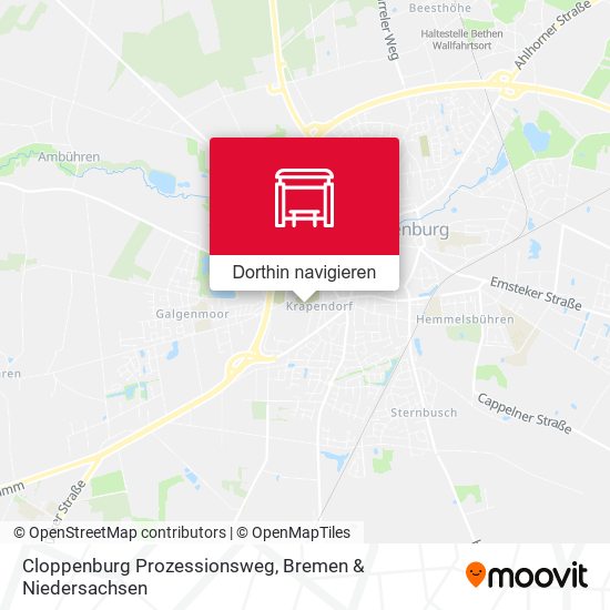 Cloppenburg Prozessionsweg Karte