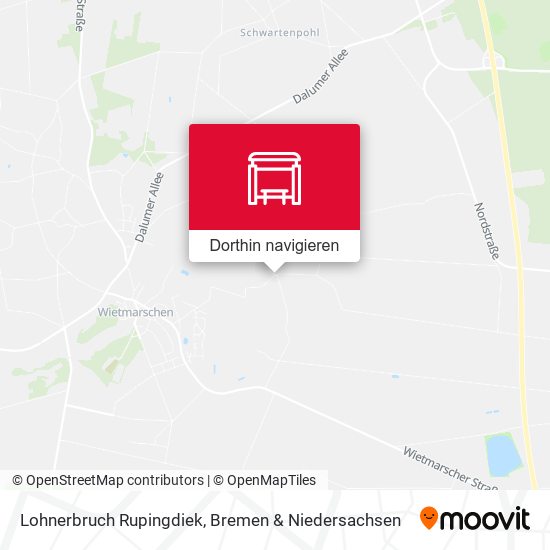 Lohnerbruch Rupingdiek Karte