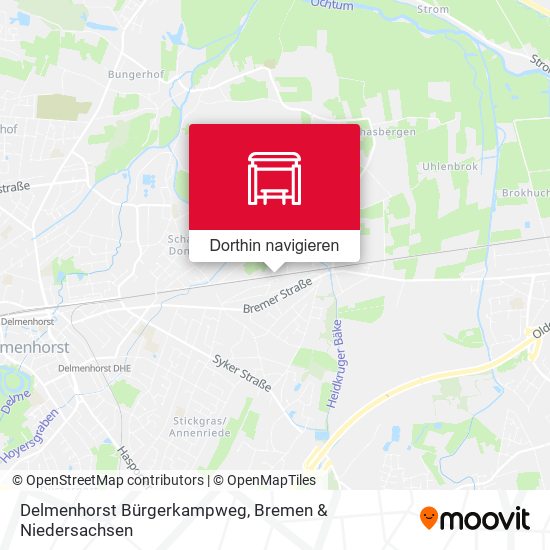 Delmenhorst Bürgerkampweg Karte