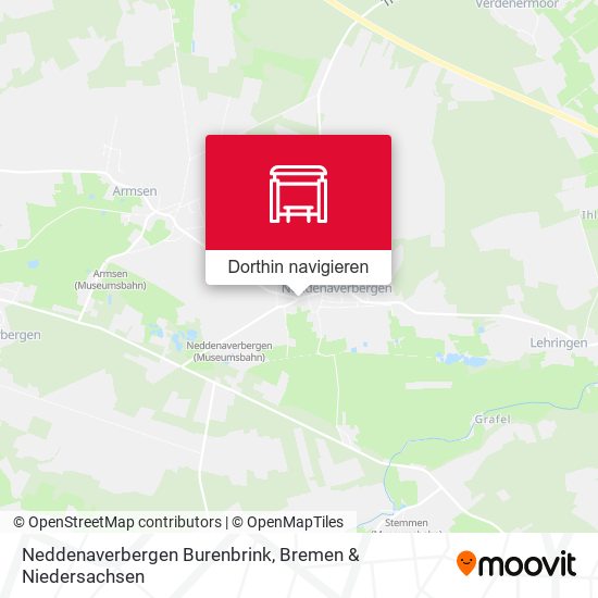 Neddenaverbergen Burenbrink Karte