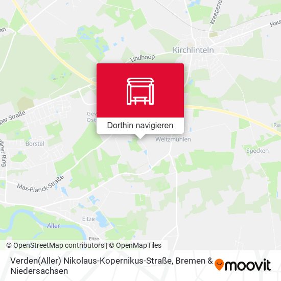 Verden(Aller) Nikolaus-Kopernikus-Straße Karte