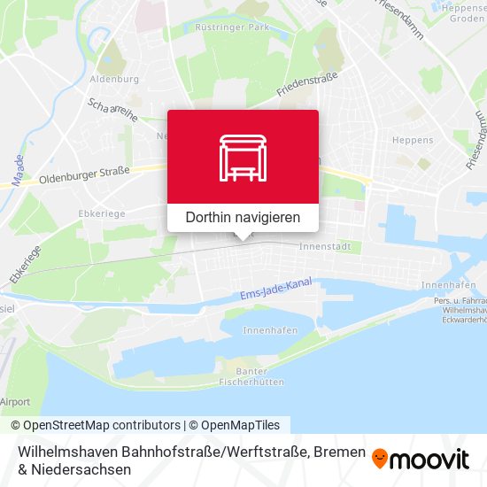Wilhelmshaven Bahnhofstraße / Werftstraße Karte