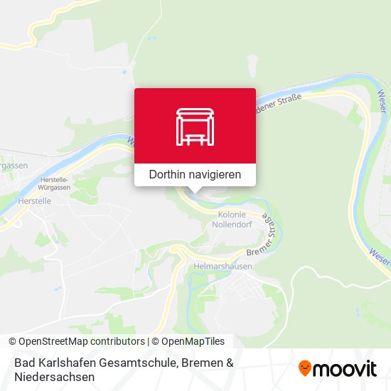 Bad Karlshafen Gesamtschule Karte