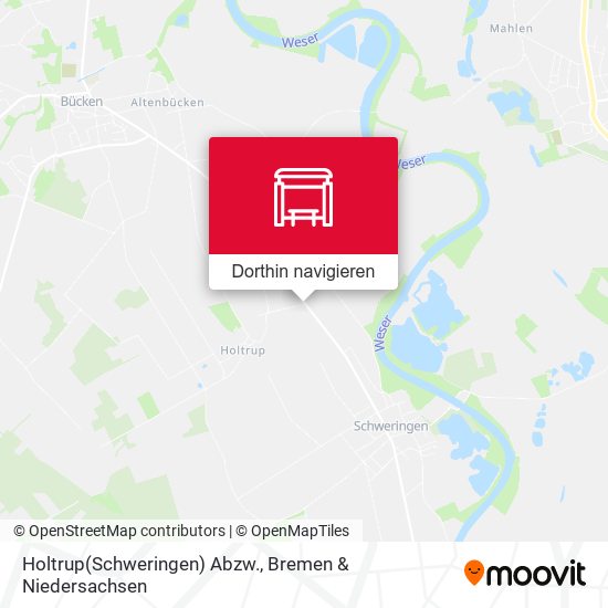 Holtrup(Schweringen) Abzw. Karte