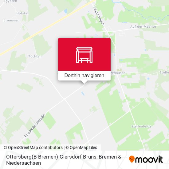 Ottersberg(B Bremen)-Giersdorf Bruns Karte