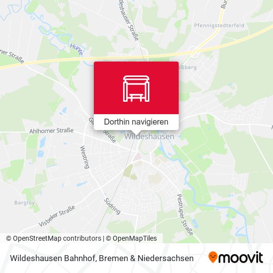 Wildeshausen Bahnhof Karte