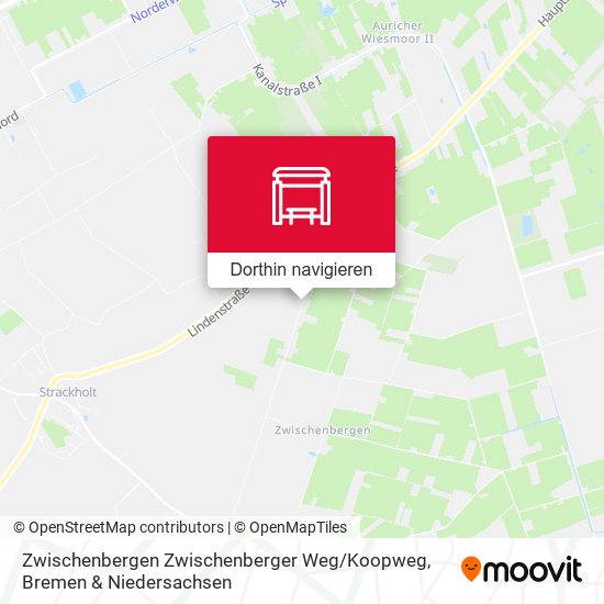 Zwischenbergen Zwischenberger Weg / Koopweg Karte