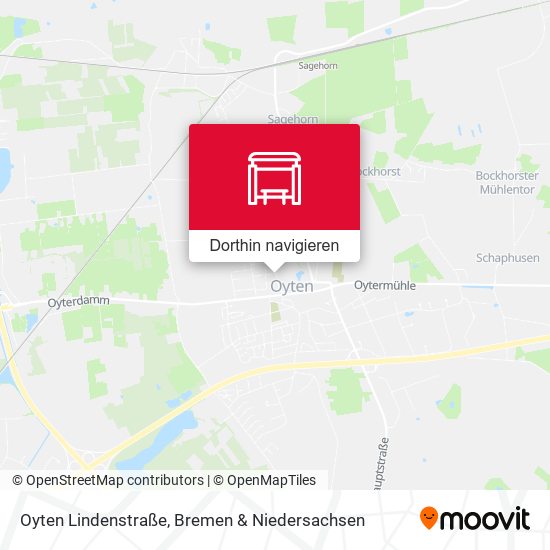 Oyten Lindenstraße Karte
