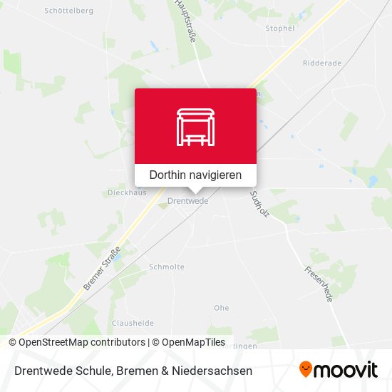 Drentwede Schule Karte