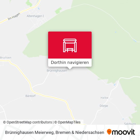 Brünnighausen Meierweg Karte