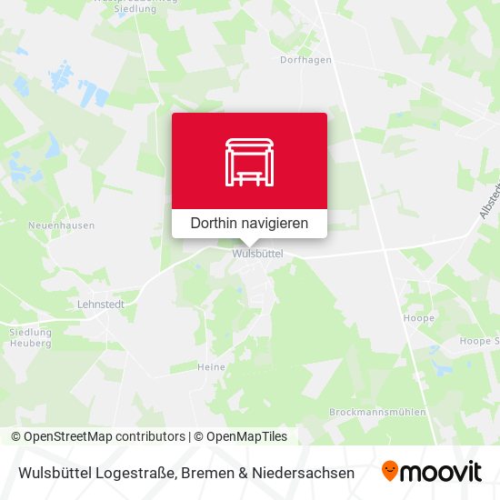 Wulsbüttel Logestraße Karte