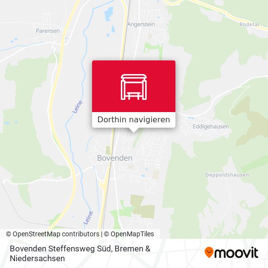 Bovenden Steffensweg Süd Karte