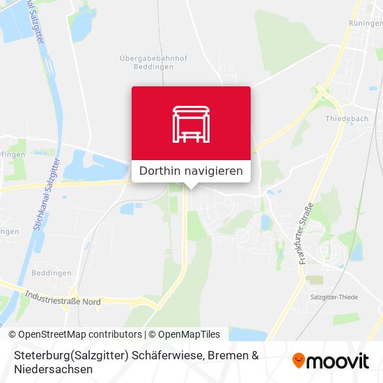 Steterburg(Salzgitter) Schäferwiese Karte