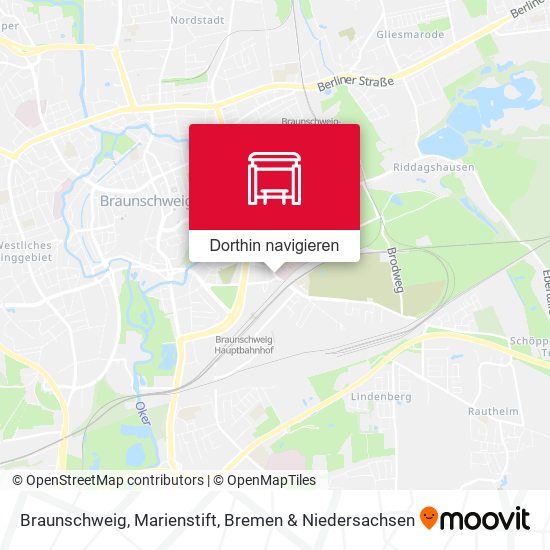 Braunschweig, Marienstift Karte