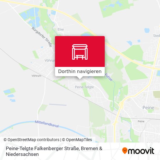 Peine-Telgte Falkenberger Straße Karte