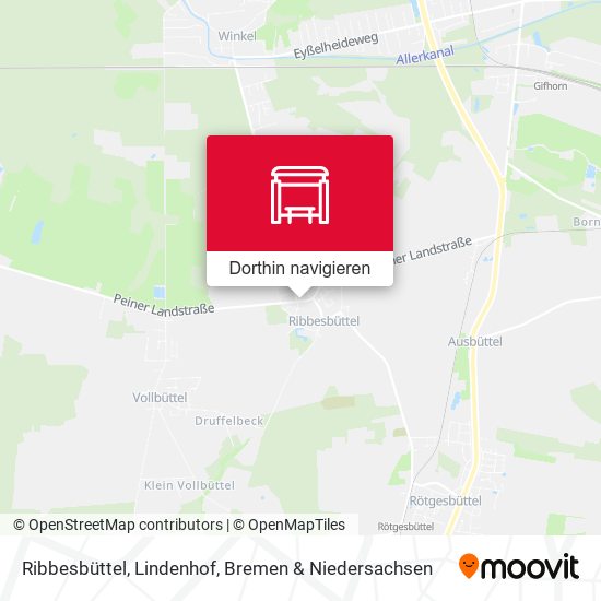 Ribbesbüttel, Lindenhof Karte