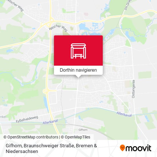 Gifhorn, Braunschweiger Straße Karte