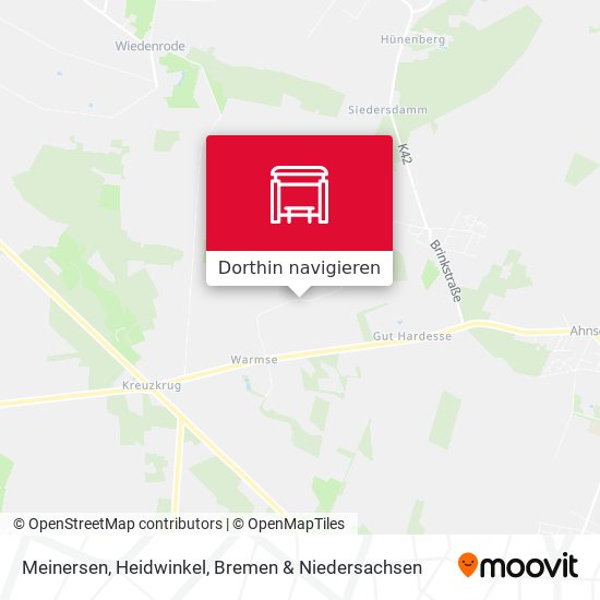 Meinersen, Heidwinkel Karte