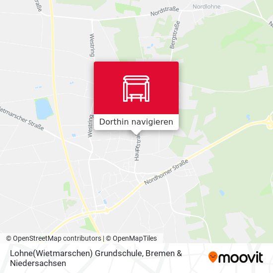 Lohne(Wietmarschen) Grundschule Karte
