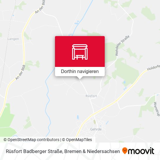 Rüsfort Badberger Straße Karte