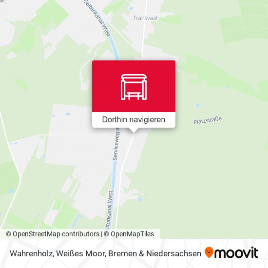 Wahrenholz, Weißes Moor Karte