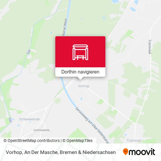 Vorhop, An Der Masche Karte
