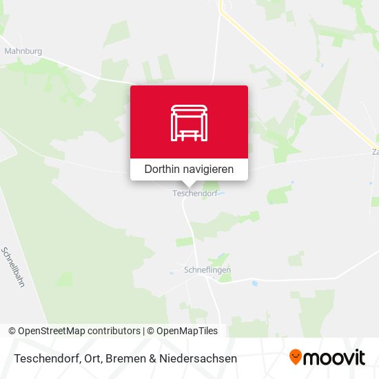 Teschendorf, Ort Karte