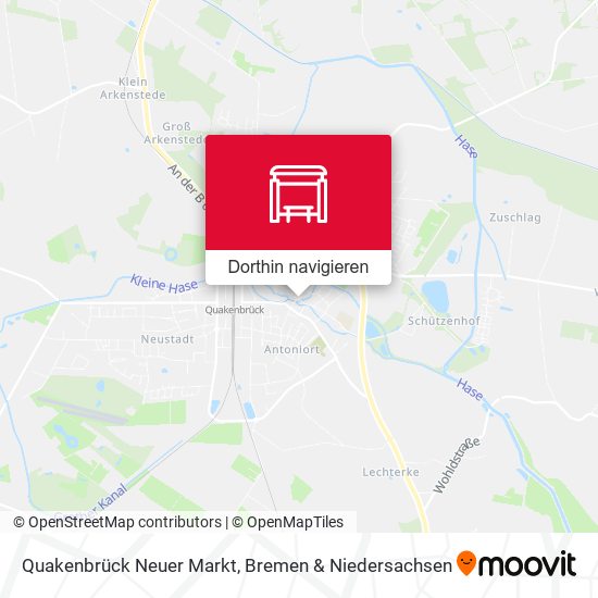 Quakenbrück Neuer Markt Karte