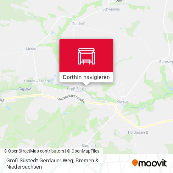 Groß Süstedt Gerdauer Weg Karte