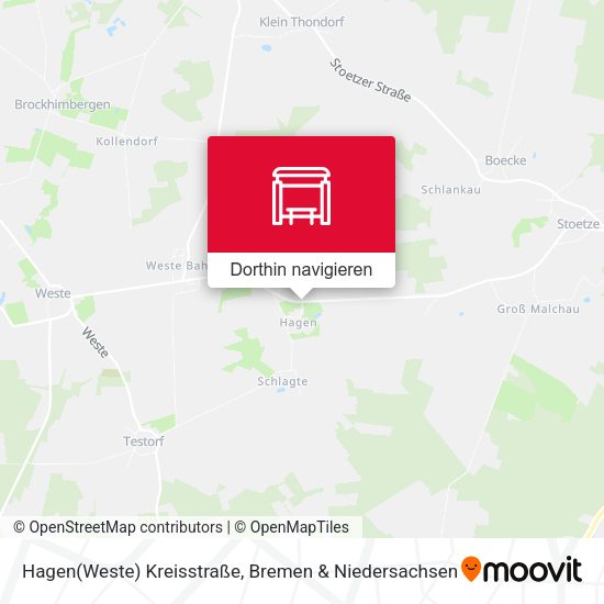 Hagen(Weste) Kreisstraße Karte