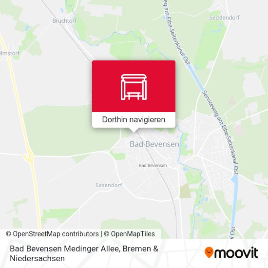 Bad Bevensen Medinger Allee Karte