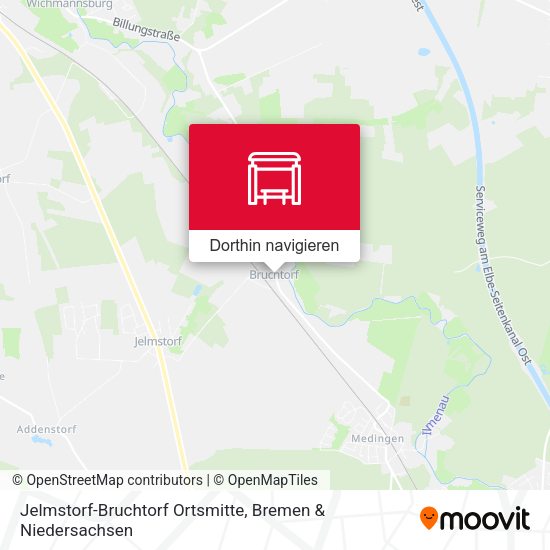 Jelmstorf-Bruchtorf Ortsmitte Karte