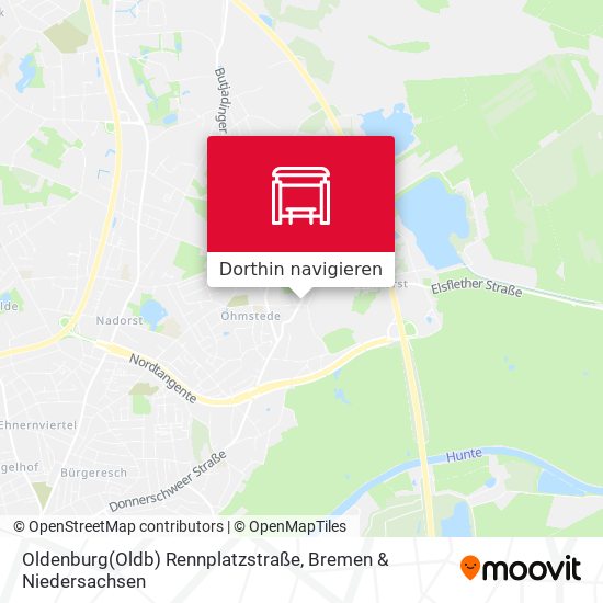 Oldenburg(Oldb) Rennplatzstraße Karte