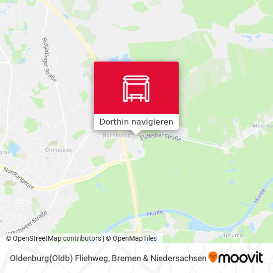Oldenburg(Oldb) Fliehweg Karte