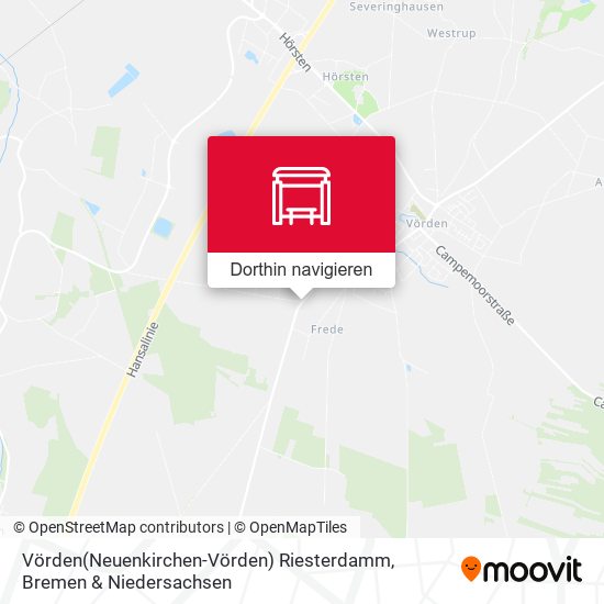 Vörden(Neuenkirchen-Vörden) Riesterdamm Karte