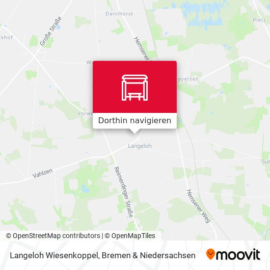 Langeloh Wiesenkoppel Karte