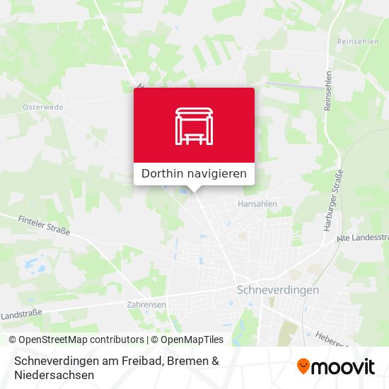 Schneverdingen am Freibad Karte