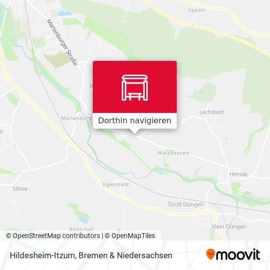 Hildesheim-Itzum Karte