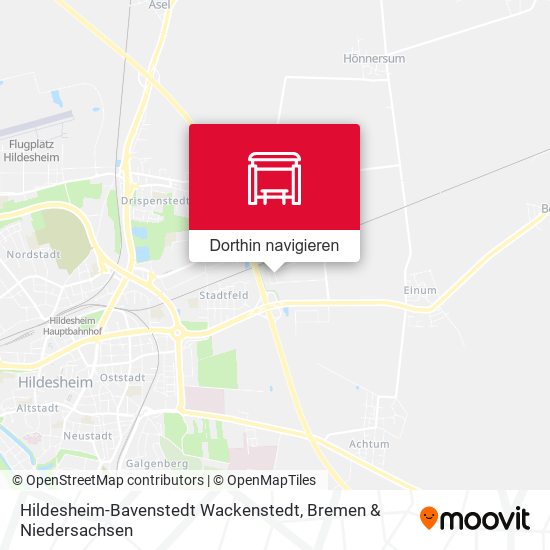 Hildesheim-Bavenstedt Wackenstedt Karte