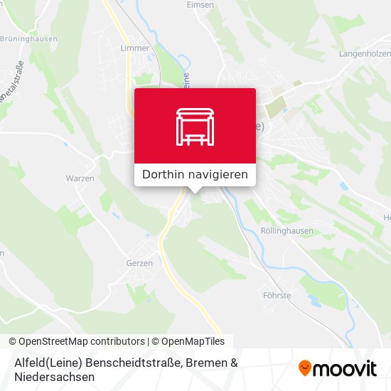 Alfeld(Leine) Benscheidtstraße Karte