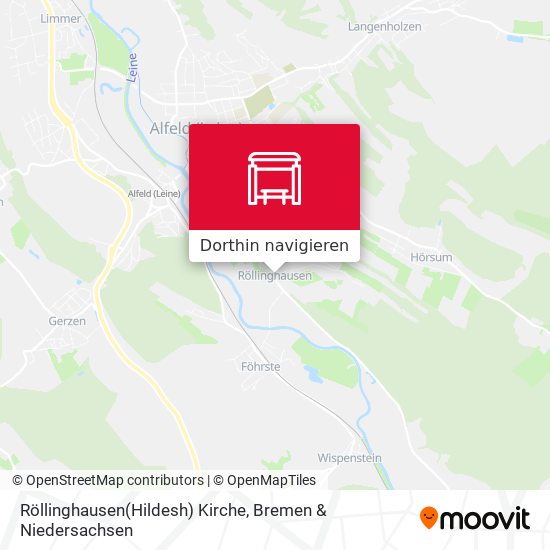 Röllinghausen(Hildesh) Kirche Karte