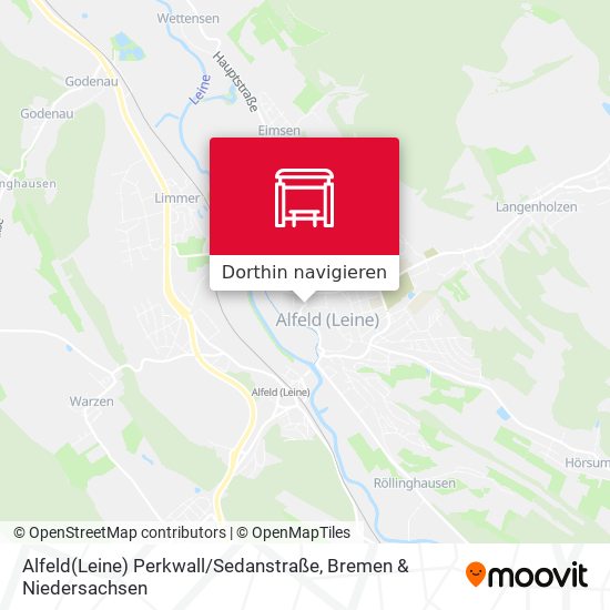 Alfeld(Leine) Perkwall / Sedanstraße Karte