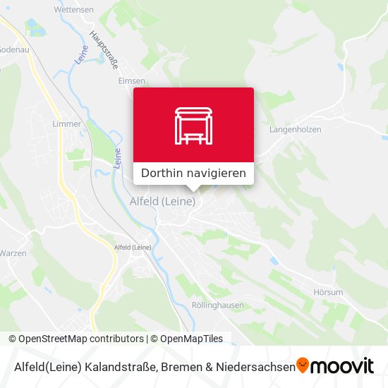 Alfeld(Leine) Kalandstraße Karte